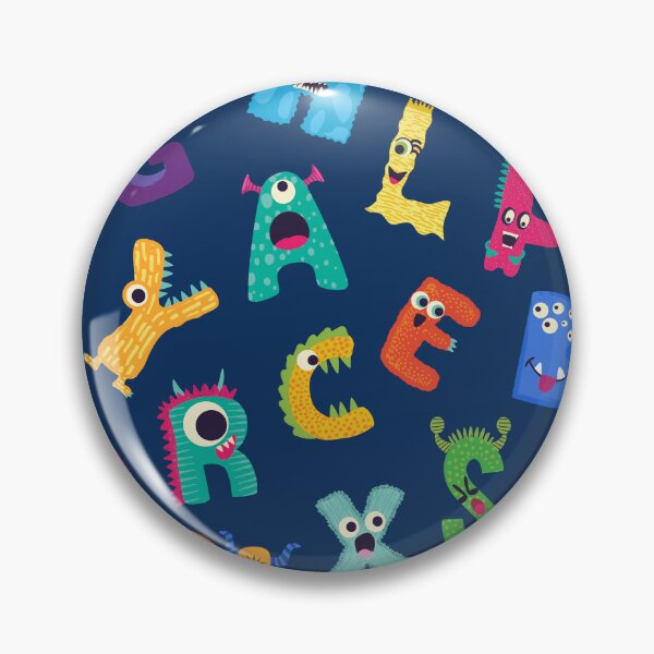 Item preview, Adorable Monster Alphabet Pattern designed and sold by SamAnnDesigns.