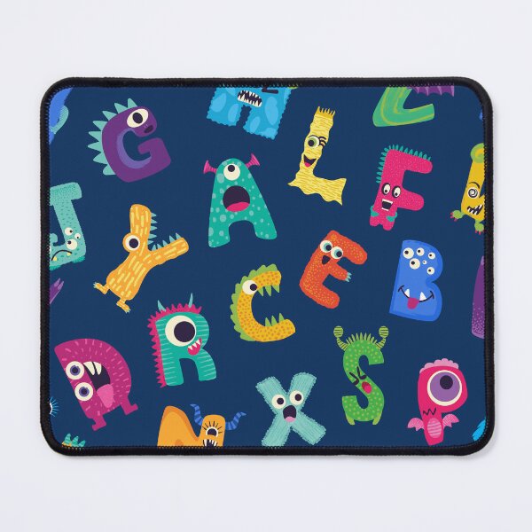Item preview, Adorable Monster Alphabet Pattern designed and sold by SamAnnDesigns.