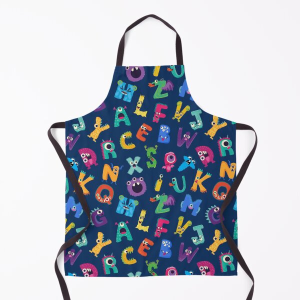 Item preview, Adorable Monster Alphabet Pattern designed and sold by SamAnnDesigns.
