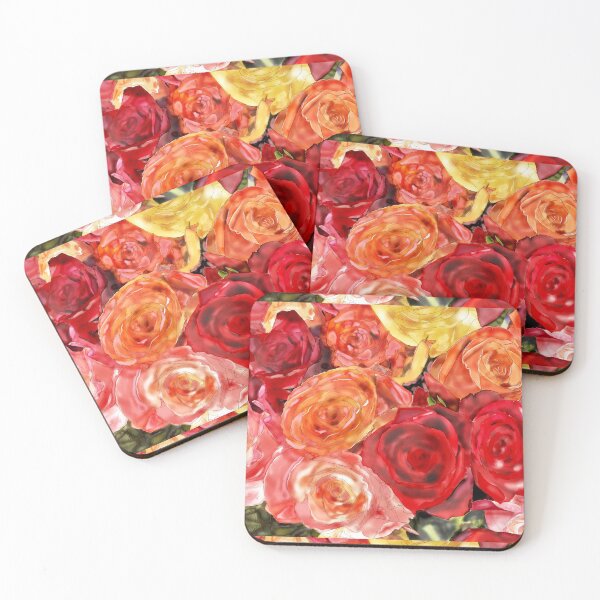 Item preview, Red Pink and Yellow Roses designed and sold by MouseCatty.