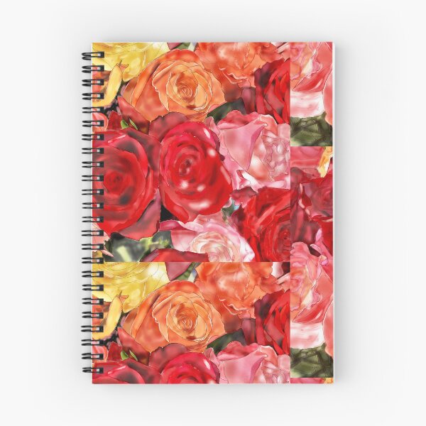 Aperçu de l'œuvre Roses rouges roses et jaunes créée et vendue par MouseCatty.