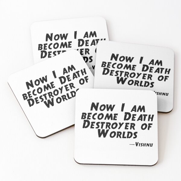 Item preview, Now I am become death destroyer of worlds designed and sold by MAF_Merch.