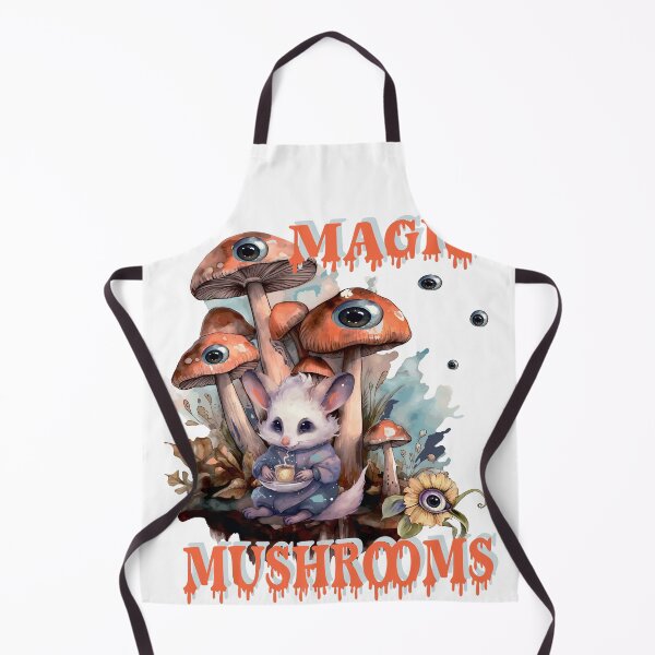 Item preview, Magic mushrooms. Artwork illustration mushroom watercolour. For printing as logo, brands, mascots, t-shirt, sticker, patch and tattoo designed and sold by Anastasiia Yurevych.