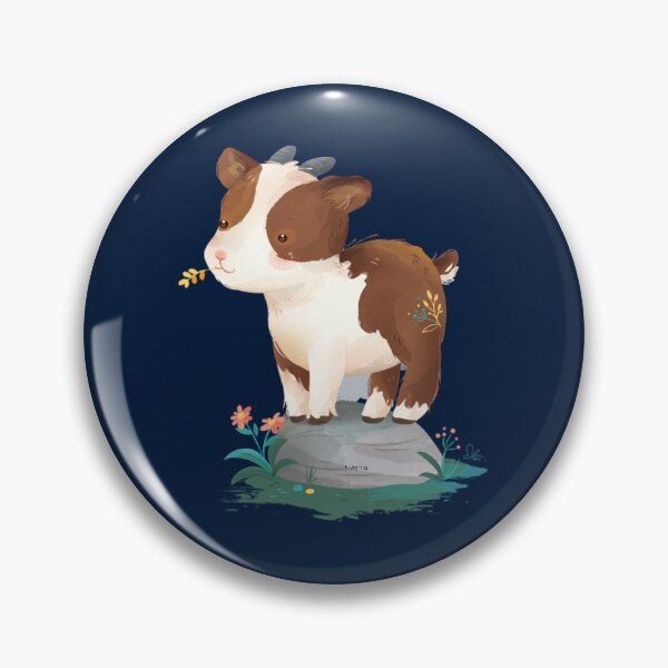Item preview, Goat • Woodland Forest Rustic Animal Illustration designed and sold by geraldcoop.