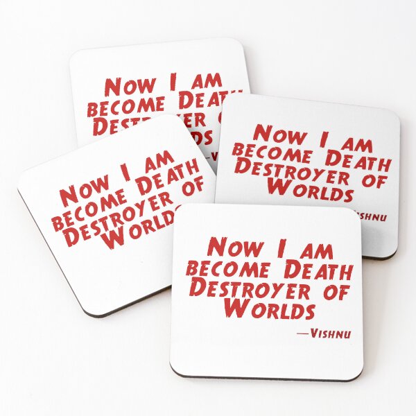 Item preview, Copy of Now I am become death destroyer of worlds designed and sold by MAF_Merch.