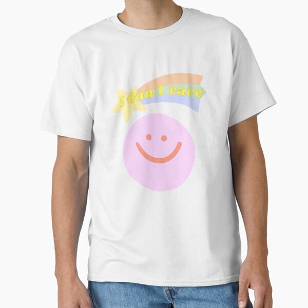 Item preview, I don't care smiling face designed and sold by PassionFruchti.