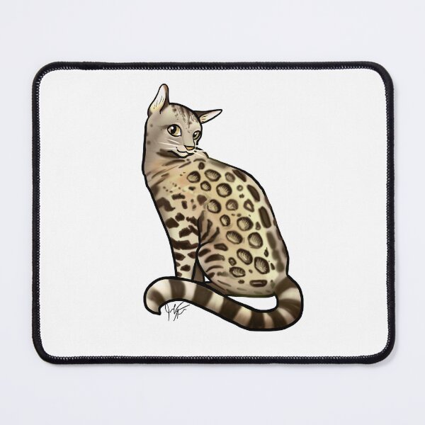 Item preview, Cat - Bengal Cat - Tan spotted designed and sold by Jennifer Stolzer.