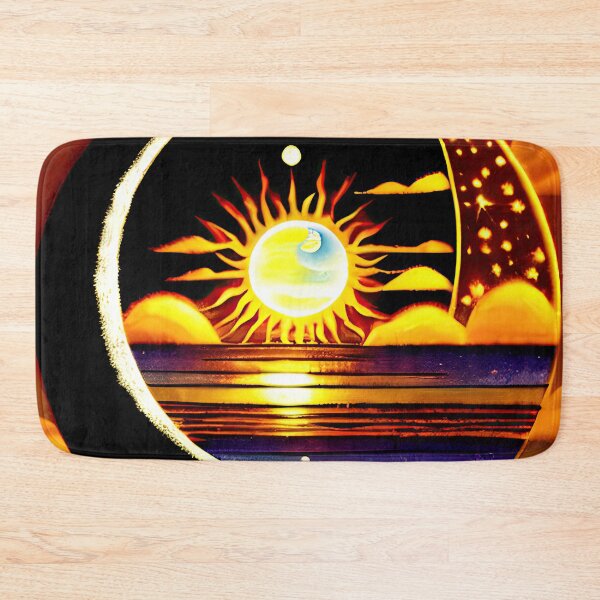 Item preview, #Z007: Orange Sun and Moon Zen Beach, Zen Master Series designed and sold by FarStarL33.