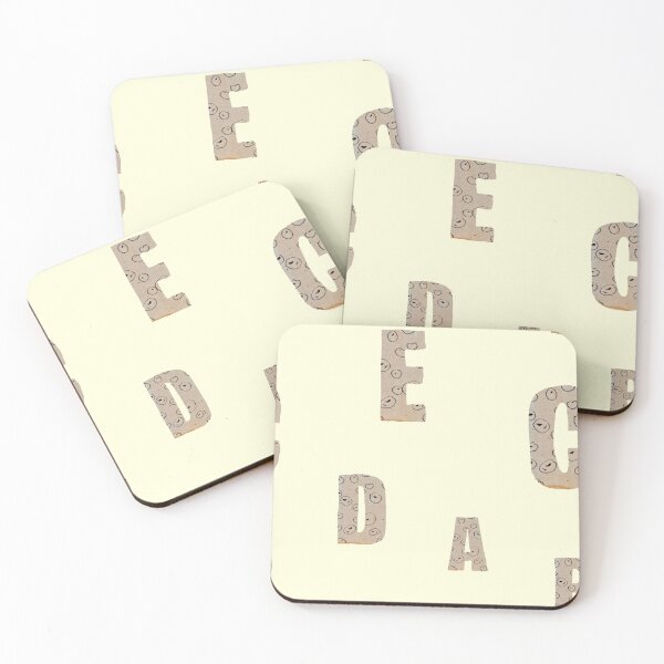 Item preview, Alphabet letter beige texture paper yellow pattern designed and sold by Yana Mustafina | Boho Soulful Designs.