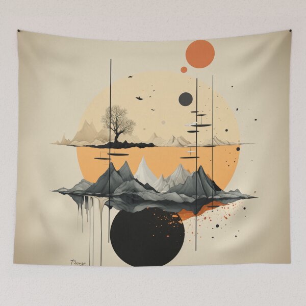 Item preview, abstract,minimalist,circle,moon designed and sold by Desiyuchi.