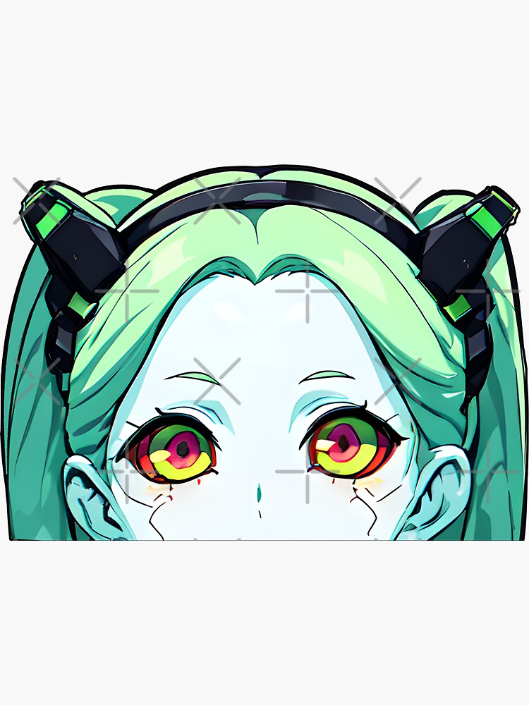 Cyberpunk Edgerunners Rebecca Anime Girl Sticker Vinyl Decal Phone