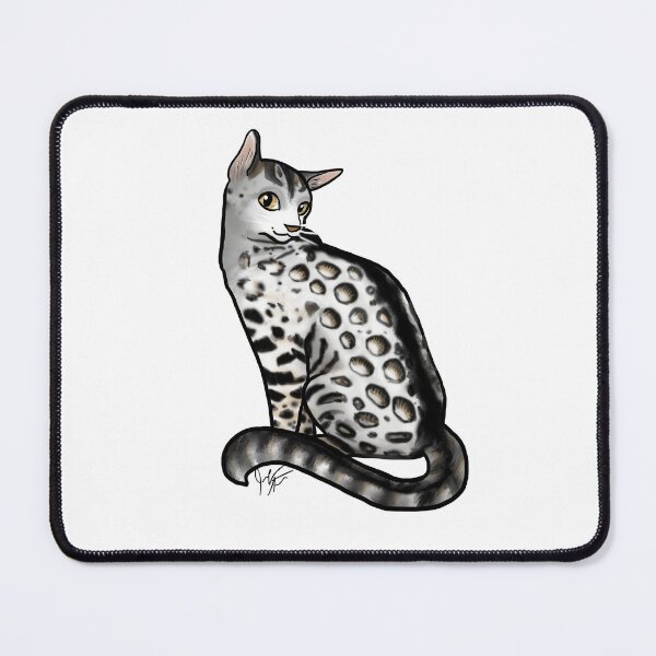 Item preview, Cat - Bengal Cat - Snow Spotted designed and sold by Jennifer Stolzer.