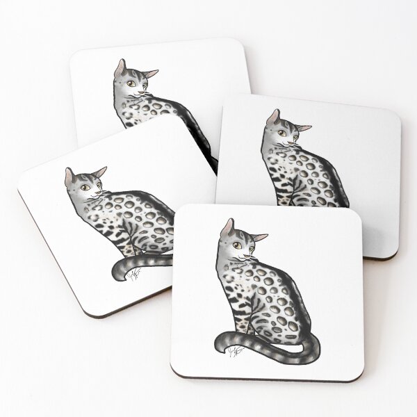 Item preview, Cat - Bengal Cat - Snow Spotted designed and sold by Jennifer Stolzer.