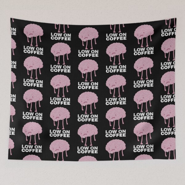 Item preview, Low On Coffee Social Battery designed and sold by ArtFromBeyond.