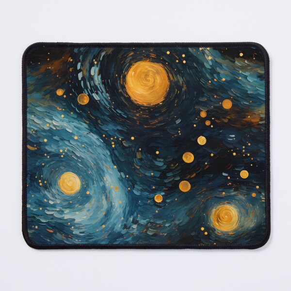 Item preview, Van Gogh Starry Night Outer Space Pattern 14 designed and sold by DigitalPatternx.