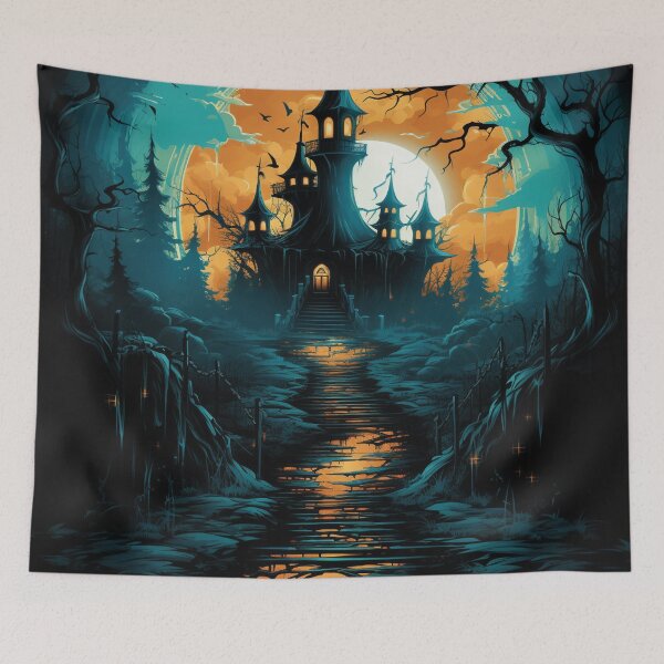 Item preview, The Halloween Castle designed and sold by -DEEWOLF-.
