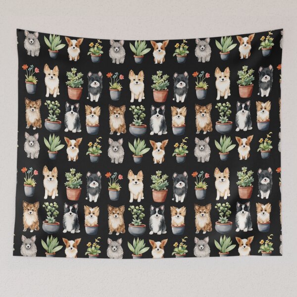 Item preview, Lovely  Puppies and Potted Plants designed and sold by MarcinCollie.