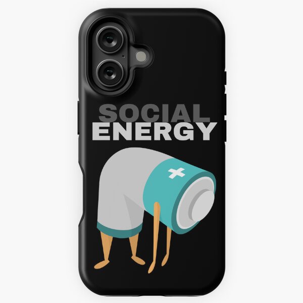 Item preview, Low On Coffee Social Battery designed and sold by ArtFromBeyond.