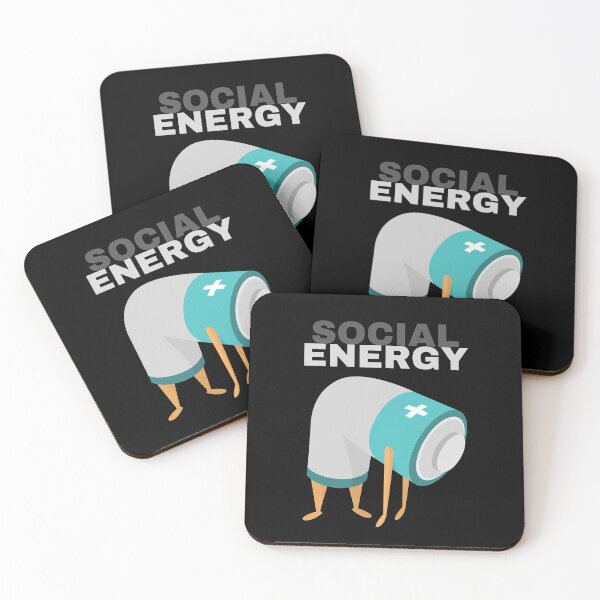 Item preview, Low On Coffee Social Battery designed and sold by ArtFromBeyond.
