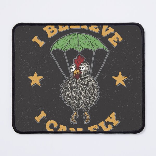 Item preview, I Believe I Can Fly Chicken! designed and sold by fatcatbat.