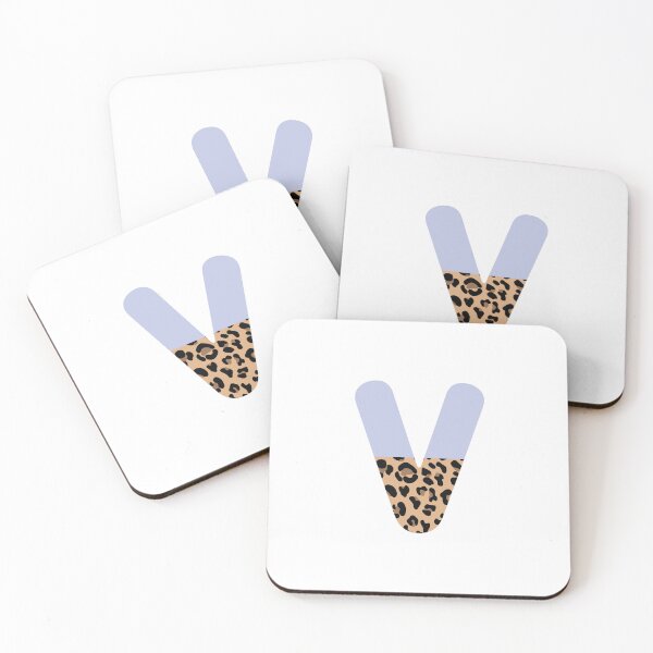 Item preview, Letter V with leopard print Animal pattern Family Monogram designed and sold by KateBilous.