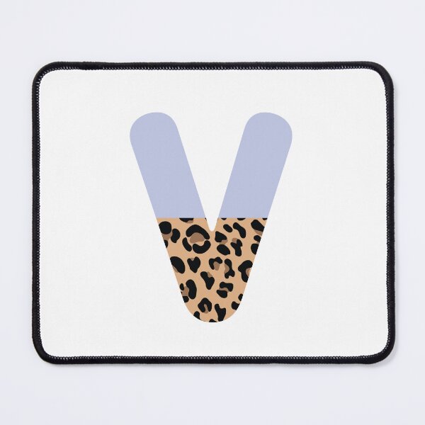 Item preview, Letter V with leopard print Animal pattern Family Monogram designed and sold by KateBilous.