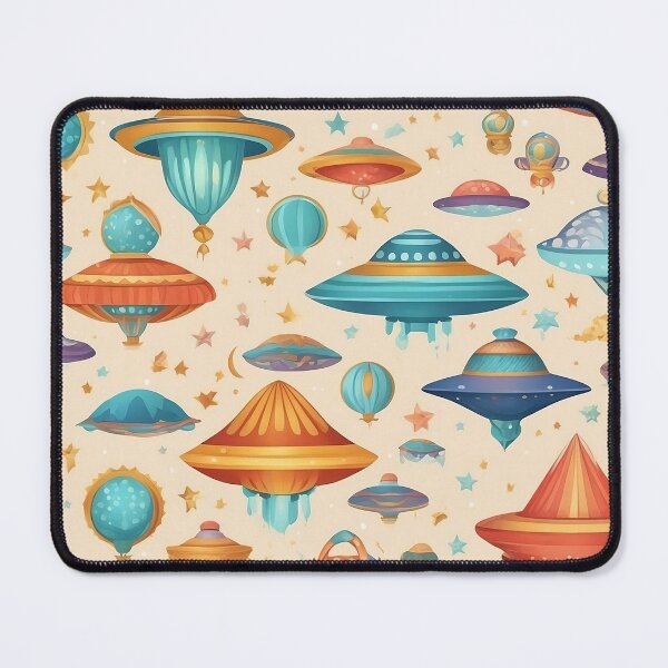 Item preview, UFO spaceship pattern designed and sold by artbelka.