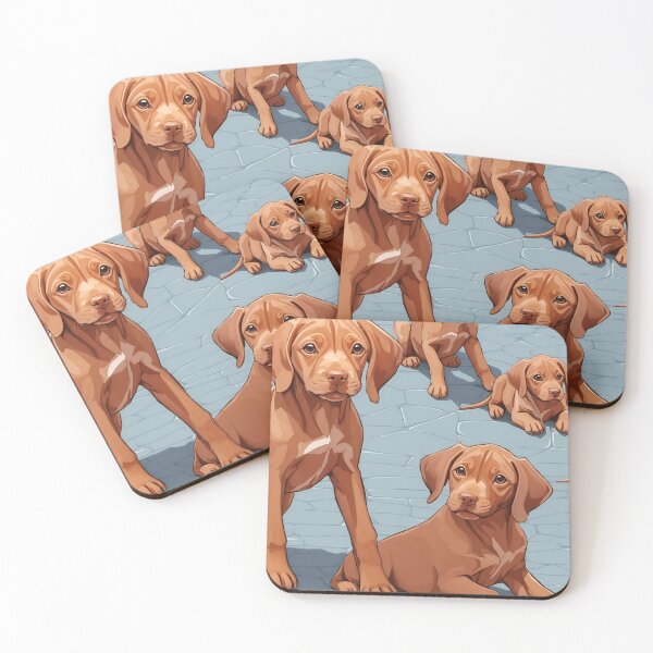 Aperçu de l'œuvre Chiots Vizsla mignons créée et vendue par SydneyFreyas.