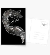 Forever Fox - Galaxy - Gray Postcards