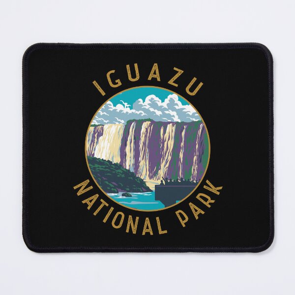Item preview, Iguazu National Park Argentina Distressed Circle designed and sold by KrisSidDesigns.