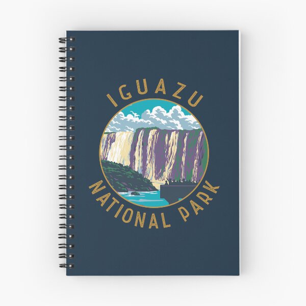 Item preview, Iguazu National Park Argentina Distressed Circle designed and sold by KrisSidDesigns.