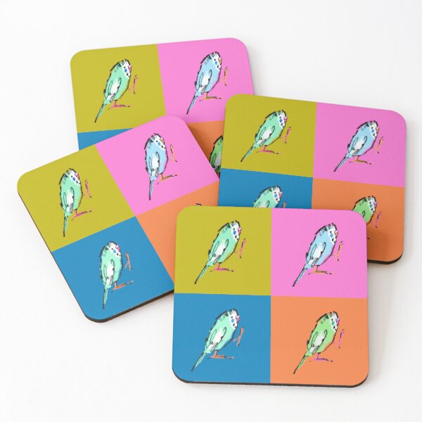 Item preview, Happy Parakeets designed and sold by Shelley Johannes Studio.