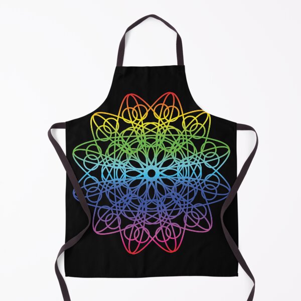 Artikelvorschau, Regenbogen-Spirograph entworfen und verkauft von FebCoApparel.