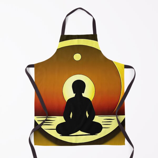 Item preview, #Z010: Orange Sun and Moon Buddha Meditation, Zen Master Series designed and sold by FarStarL33.