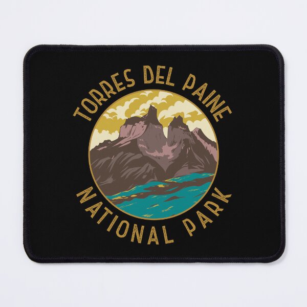Item preview, Torres Del Paine National Park Chile Distressed Circle designed and sold by KrisSidDesigns.