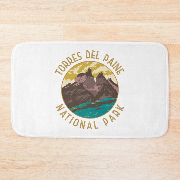 Item preview, Torres Del Paine National Park Chile Distressed Circle designed and sold by KrisSidDesigns.