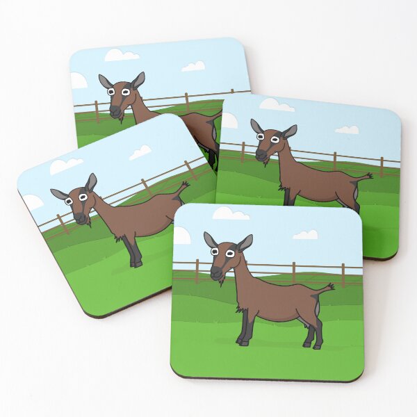Item preview, Goofy Oberhasli Dairy Goat designed and sold by potatoegoat.