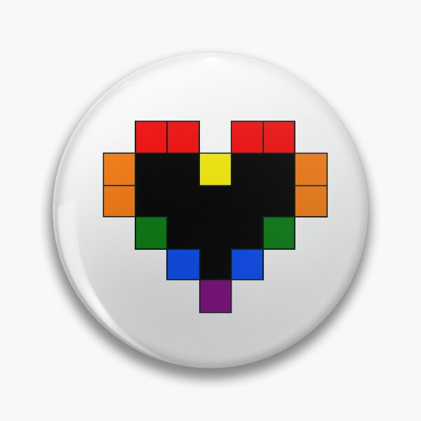 Artikelvorschau, 8-Bit-Stolz-Herz entworfen und verkauft von MaestroAtHeart.