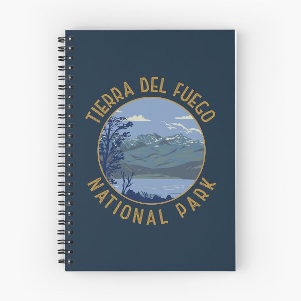 Item preview, Tierra Del Fuego National Park Argentina Distressed Circle designed and sold by KrisSidDesigns.