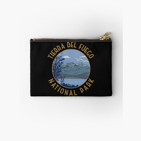 Item preview, Tierra Del Fuego National Park Argentina Distressed Circle designed and sold by KrisSidDesigns.