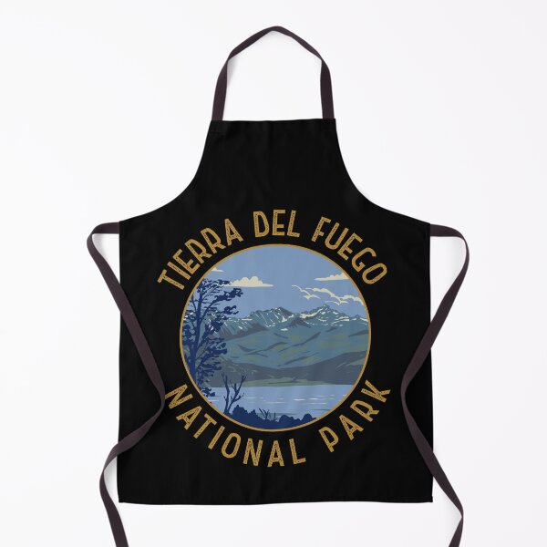 Item preview, Tierra Del Fuego National Park Argentina Distressed Circle designed and sold by KrisSidDesigns.