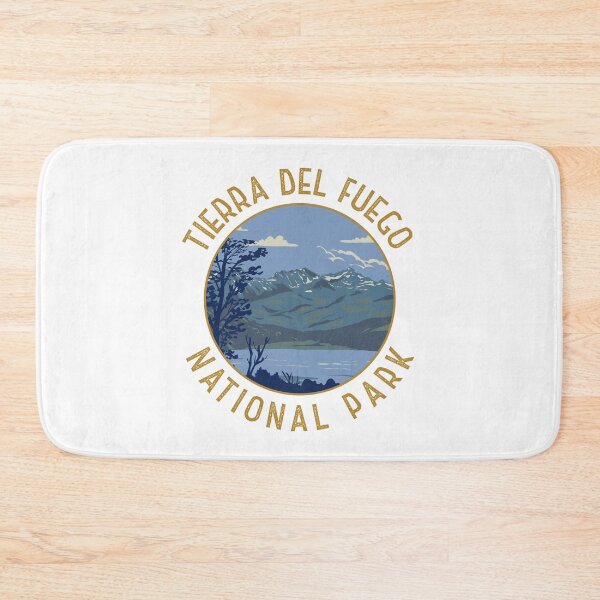 Item preview, Tierra Del Fuego National Park Argentina Distressed Circle designed and sold by KrisSidDesigns.