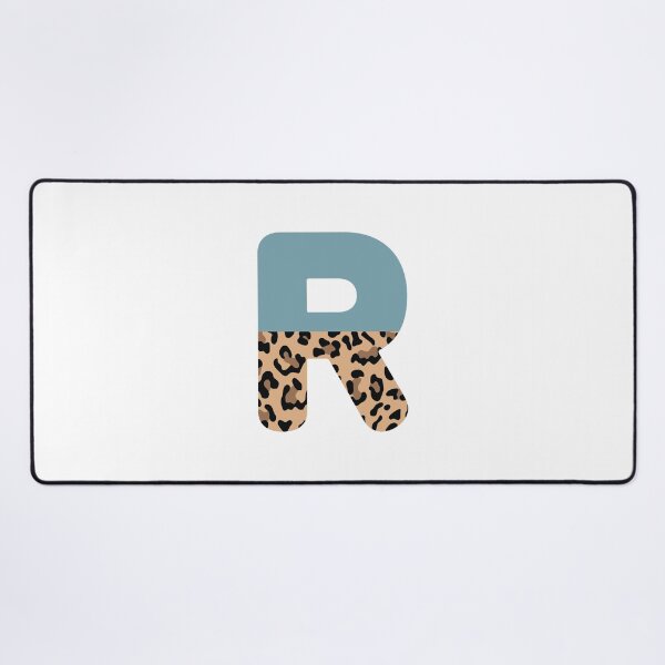 Item preview, Letter R with leopard print Animal pattern Family Monogram designed and sold by KateBilous.