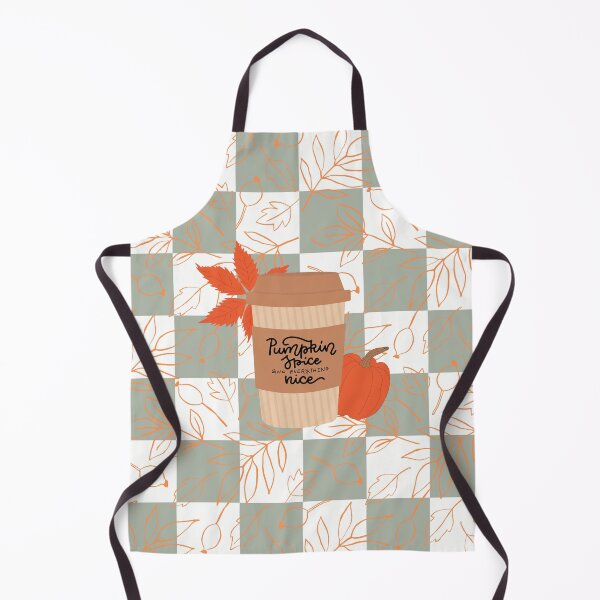 Item preview, Fall Coffee Checkerboard with Leaves designed and sold by CardsandCanvas.