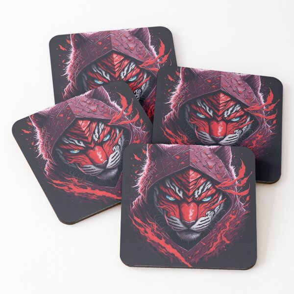 Item preview, Evil ninja tiger logo designed and sold by Laufer15.