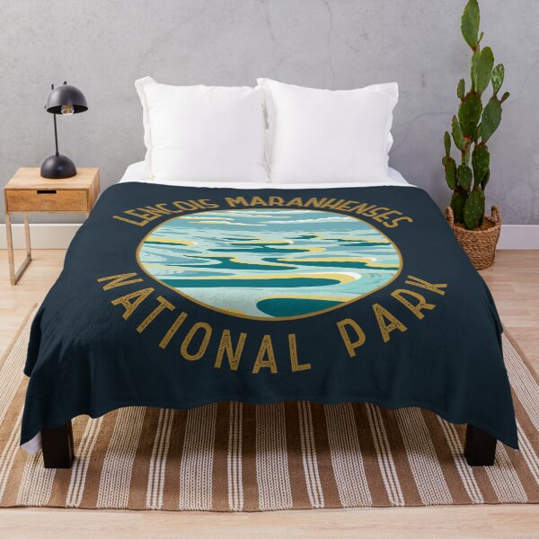 Item preview, Lencois Maranhenses National Park Brazil Distressed Circle designed and sold by KrisSidDesigns.