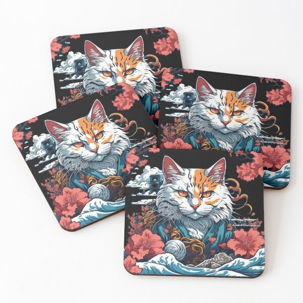 Artikelvorschau, Japanese Cat entworfen und verkauft von TrendyPalette.