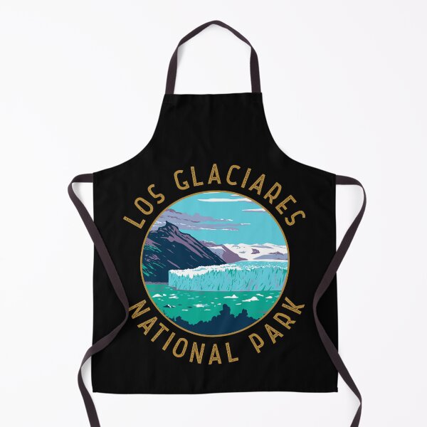 Item preview, Los Glaciares National Park Argentina Distressed Circle designed and sold by KrisSidDesigns.