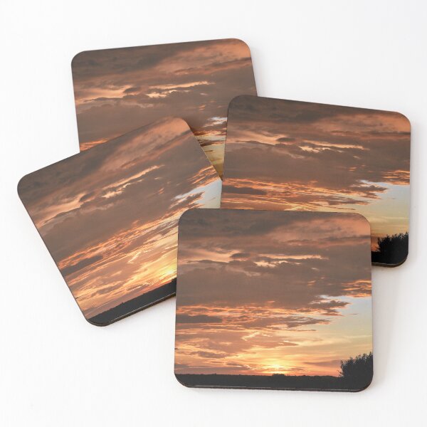 Item preview, Dark Peaceful Sunset with Clouds designed and sold by SEEphotos7171.