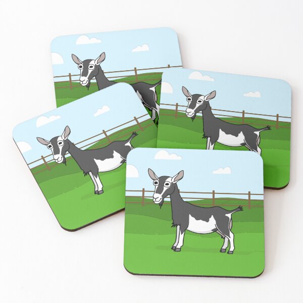 Item preview, Goofy Sable Dairy Goat designed and sold by potatoegoat.